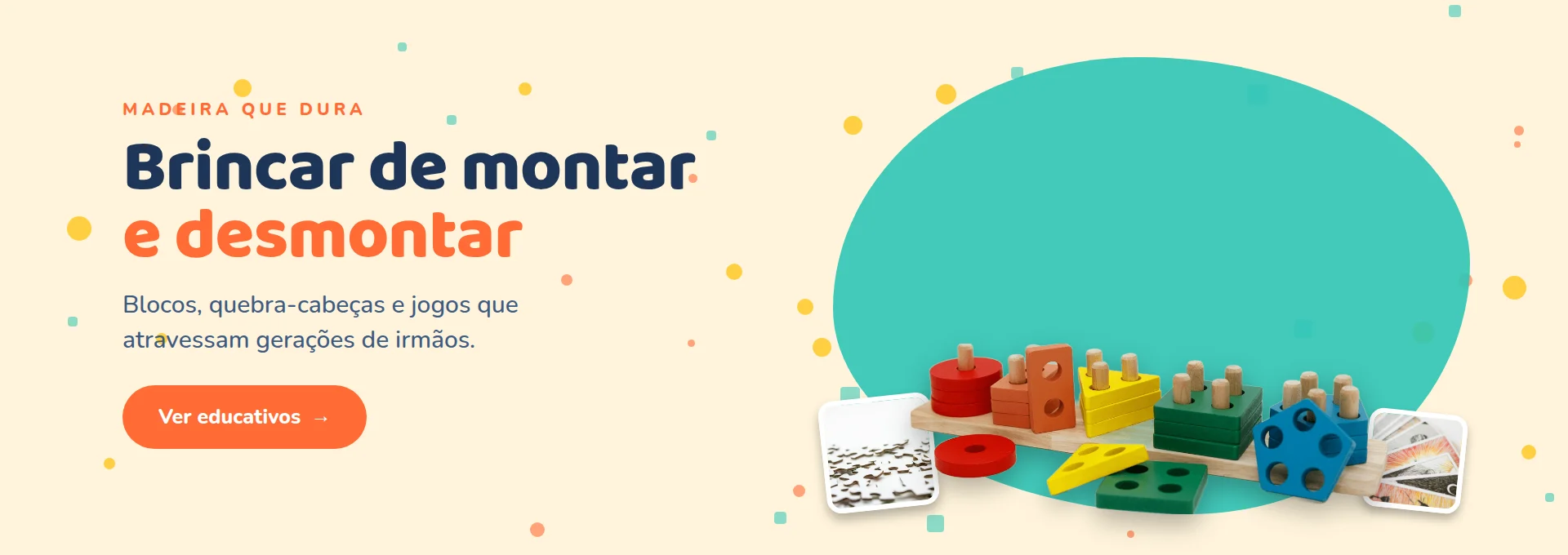 Pé de Pipa Brinquedos — Brincar de montar